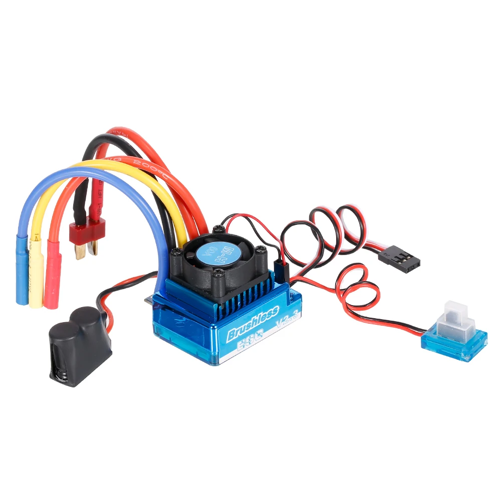 Бесщеточный двигатель 3650 3100KV 4P с бесщеточным ESC 60A для 1/10 RC Car Truck | Игрушки и хобби