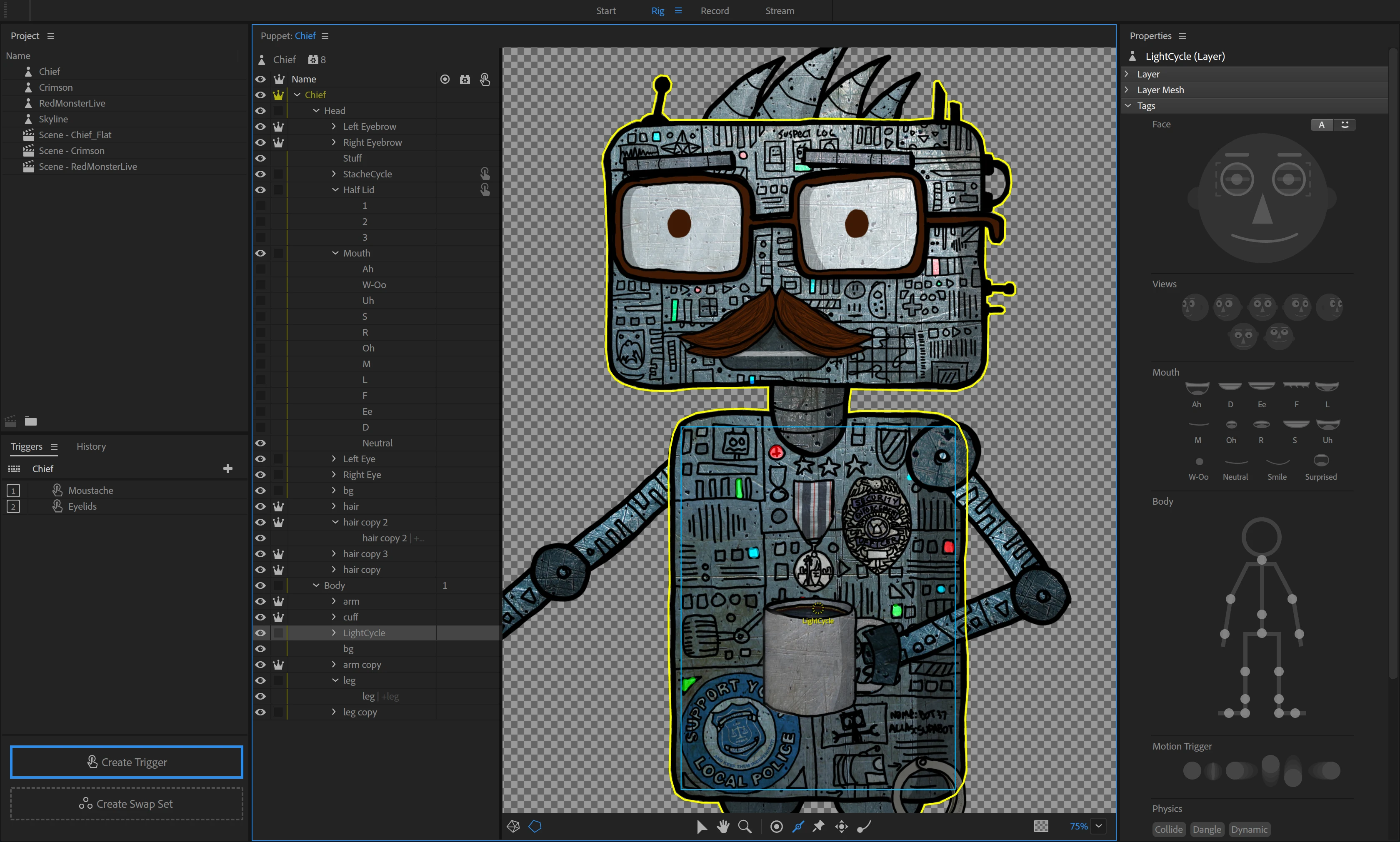 

Software Character Animator CC 2019 Tools Windows / Mac Edition