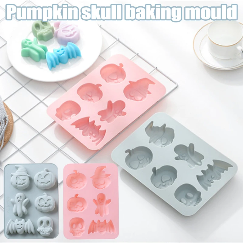 

2 шт., силиконовые трафареты для Хэллоуина