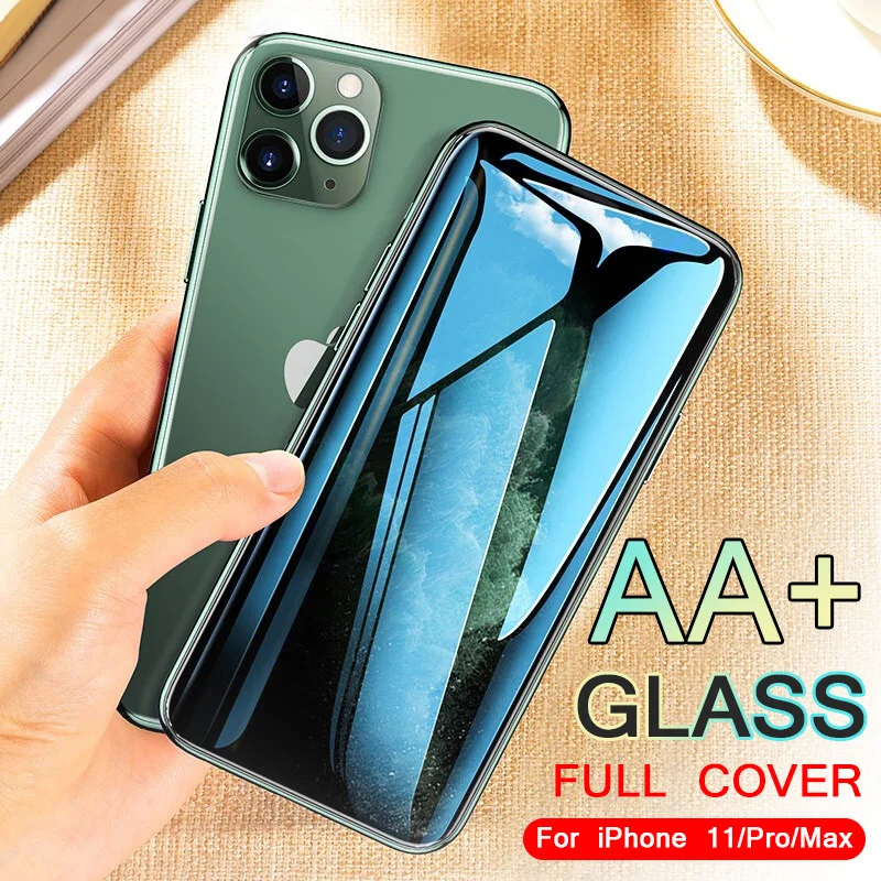 Закаленное стекло для iphone 11 X XR XS MAX защита экрана на Pro защитное pro экрана|Защитные