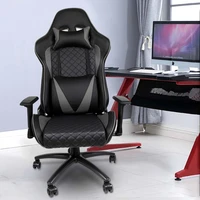 ergonomic computer gaming chair racing high back pu leather adjustable angle with headrest lumbar support new