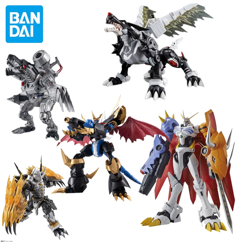 

Фигурки героев аниме «Приключения дигимона» Bandai, фигурки «Omegamon grey mon Garurumon», Сборная модель, детские игрушки