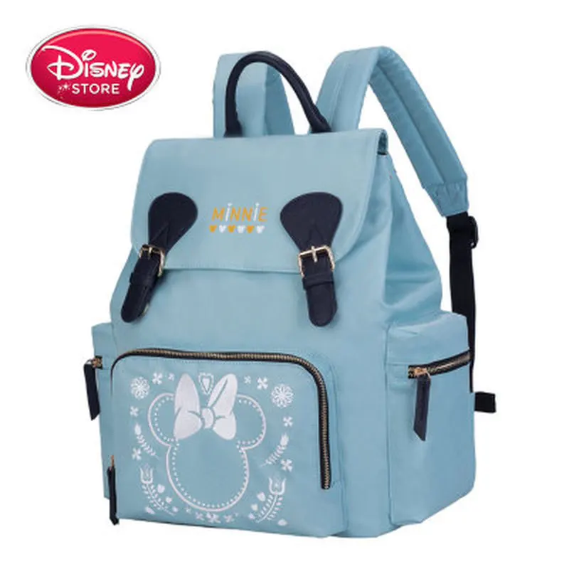 

Disney Minnie Diaper Bag Backpack Fashion Mummy Bag Multifunctional Large Capacity Handbag Outing Portable Practical Backpack