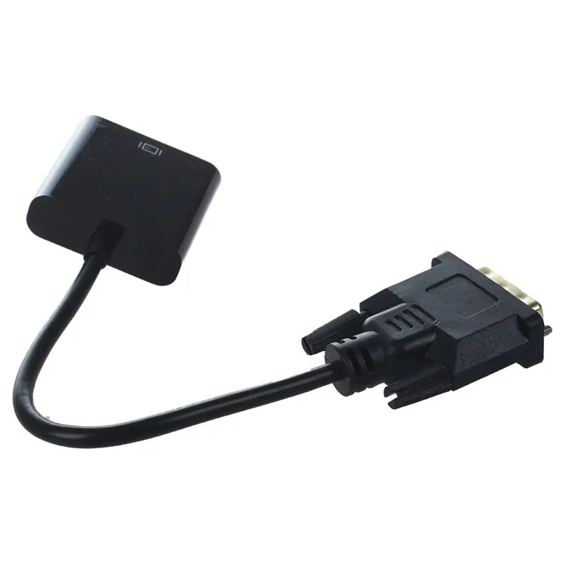 Pro DVI D 24 + 1 Pin штекер VGA 15 женский кабель адаптер конвертер разъем|Кабели HDMI| |