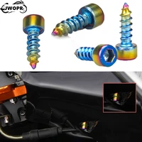 jwopr 304 stainless steel self tapping screws color hexagon socket screws motorcycle decoration modification accessories