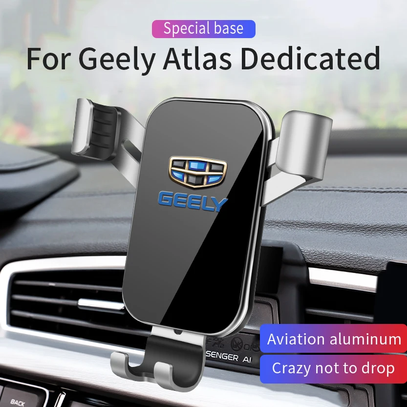 

Car Mobile Phone Holder Mounts Stand GPS Gravity Navigation Bracket For Geely Atlas 2015-2020 Car Interior Accessories