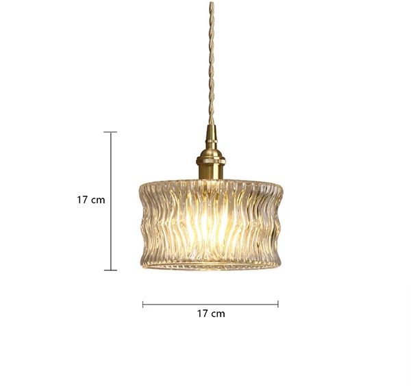 

Подвесные светильники WGNUUC из стекла, медные