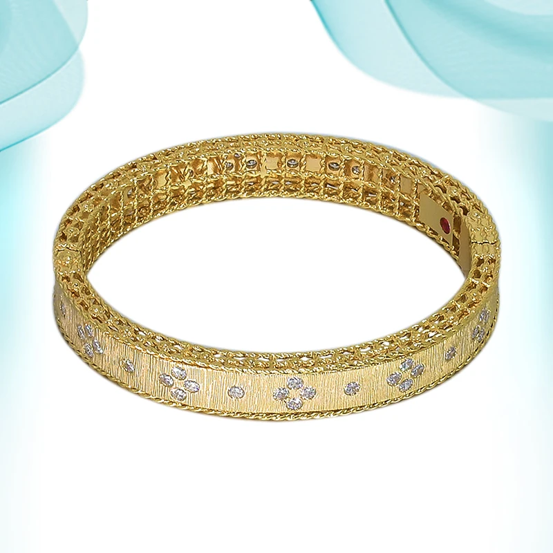 

Новое поступление, модные браслеты на запястье с камнем и кристаллами для женщин, парные женские браслеты с золотым покрытием из меди, очаро...