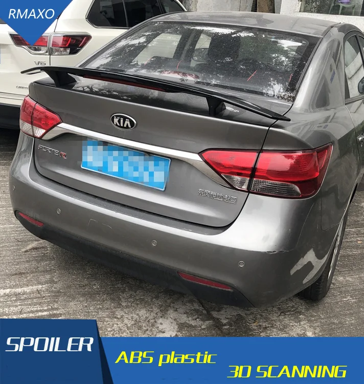 Спойлер для Kia Forte K3 2011-2015 TF ABS Материал заднее крыло автомобиля праймер цвет