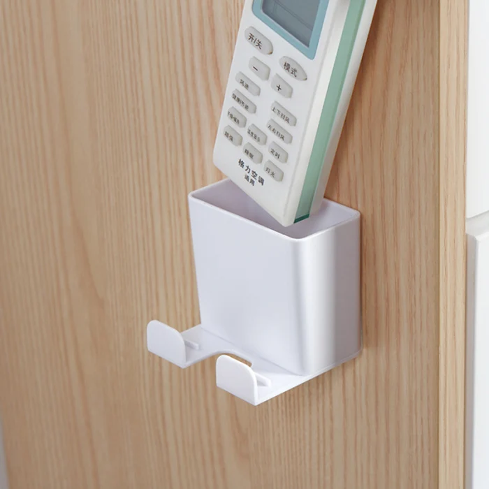 Lovely Remote Control Holder Organiser Storage Caddy Smart TV Holder Home Wall Mount XH8Z