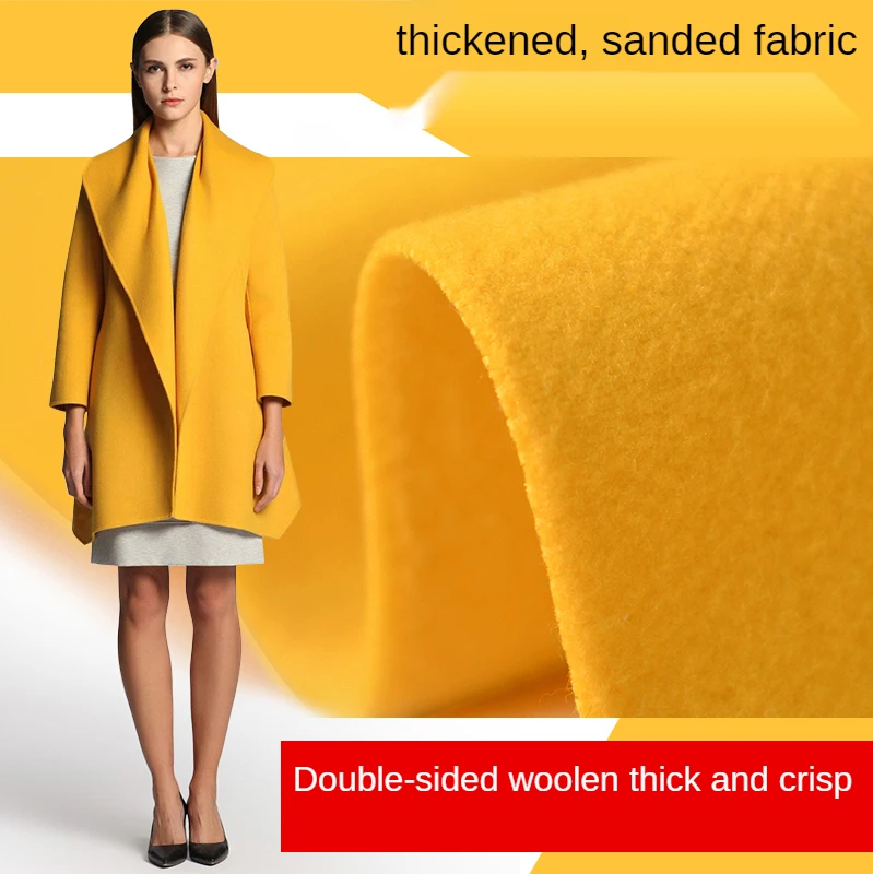 Ширина 59 ''утолщенная двухсторонняя твидовая ткань на половину ярда для