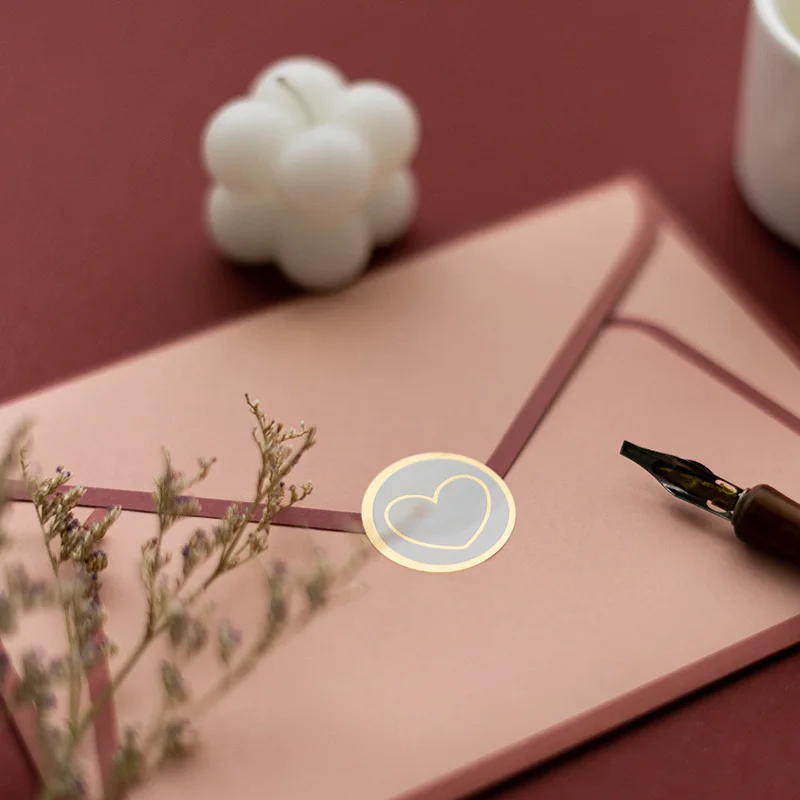 Романтическая мультяшная бумага с надписью Love для письма поздравительная