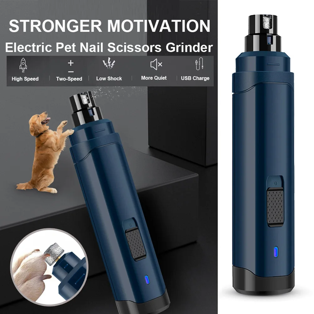 

Nail Clippers Electric Pet Nail Scissors Grinder For Dog Cat Claw Grooming Trimmer Cutters Beauty Nail Mill Pet Supplies