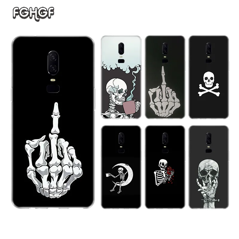 Pirates Skull Luxury Soft TPU Silicone Phone Back Case For OnePlus One Plus 7 Pro 5 5T 6T 6 Fundas Printed Cover Coque |