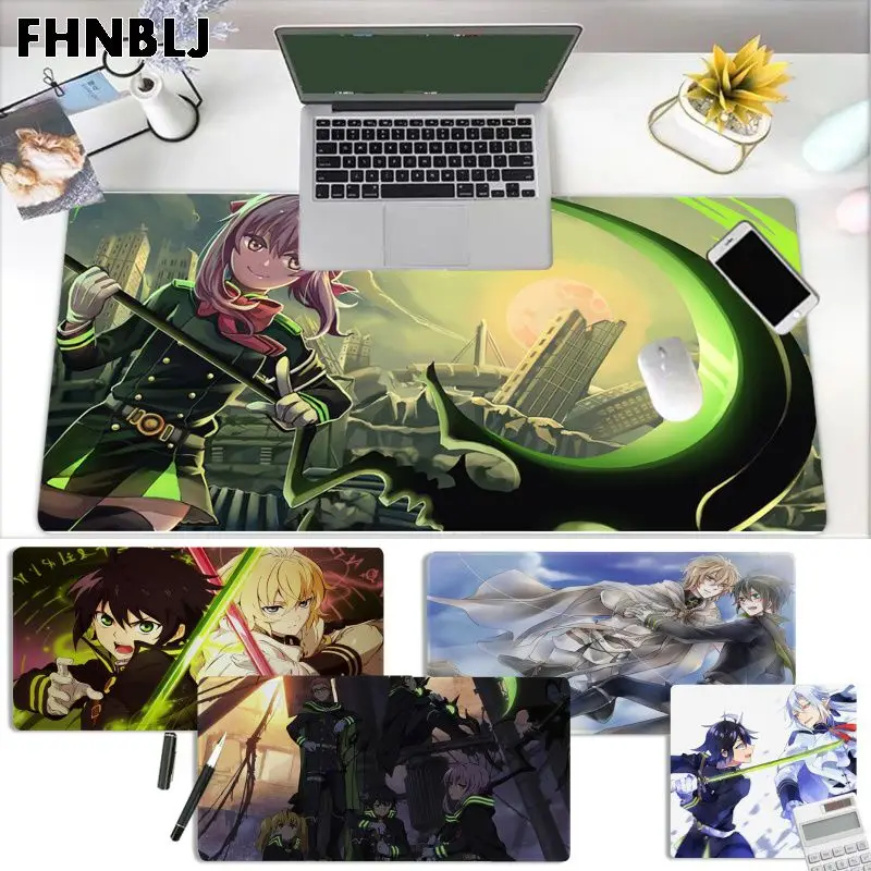 Уникальный Настольный коврик Owari No Seraph с простым дизайном игровой для мыши размер