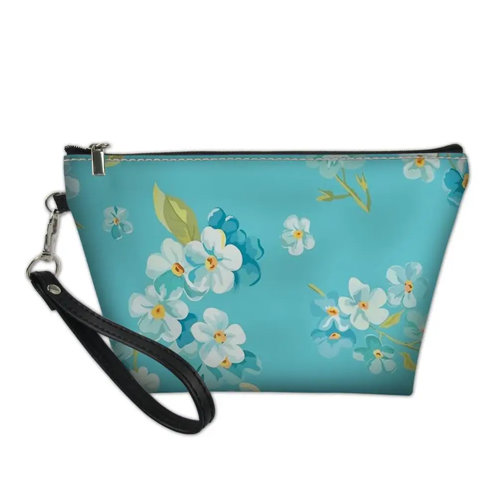 

HYCOOL 2020 Make Up Bag Women Flower Floral Pattern Cosmetic Bag Fashion Tote Sling Makeup Pouch Bag Girls Toiletry Organizer