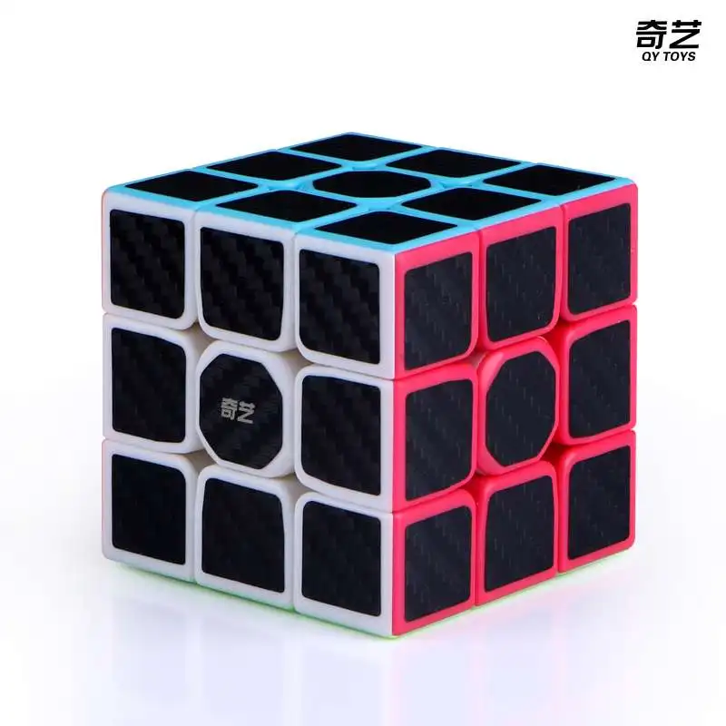 Кубик Рубика QiYi Warrior W 3x3x3 из углеродного волокна профессиональный Магический
