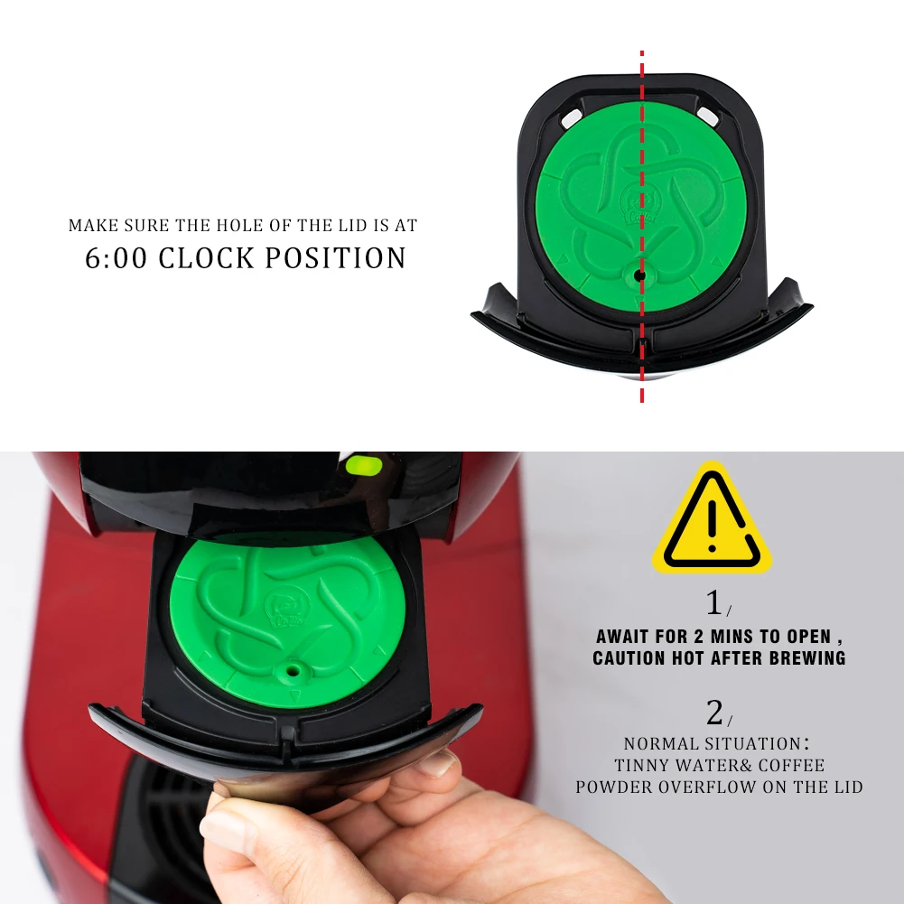 Многоразовые кофейные капсулы для Nescafe Dolce Gusto Lumio многоразовые фильтры Crema набор