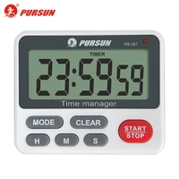 ps397 digital kitchen countdown alarm timer big digits with large lcd display for cooking baking sports games