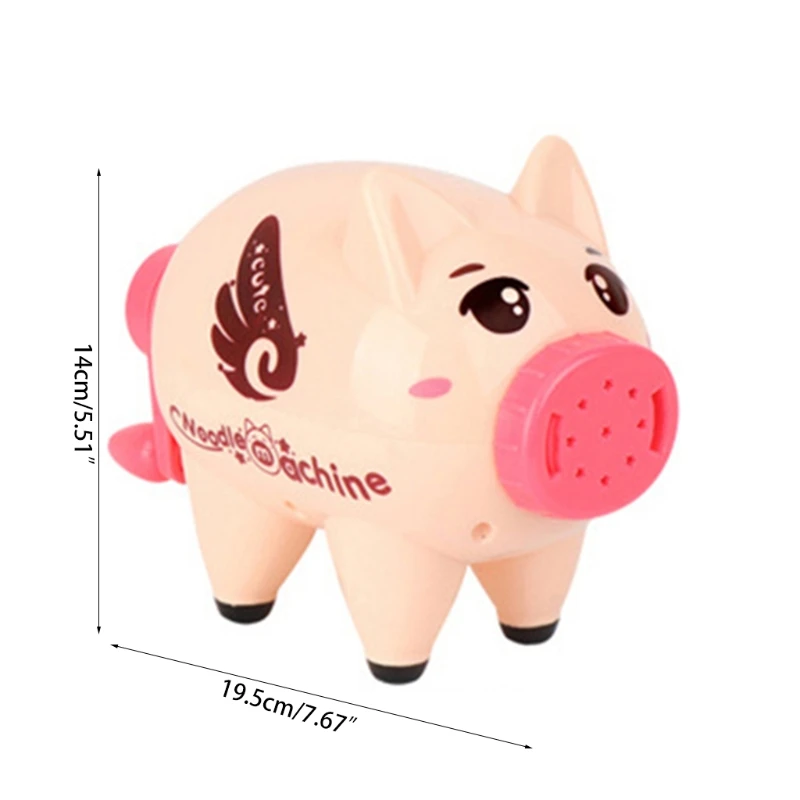 

Cute Pig Noodles Dumplings Maker 3D Clay Mold Tool Set Pretend Play Dough Toy DIY Non Toxic Plasticine Modeling