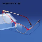 Женские очки кошачий глаз merry's, дизайнерские трендовые очки для близорукости, по рецепту, S2005