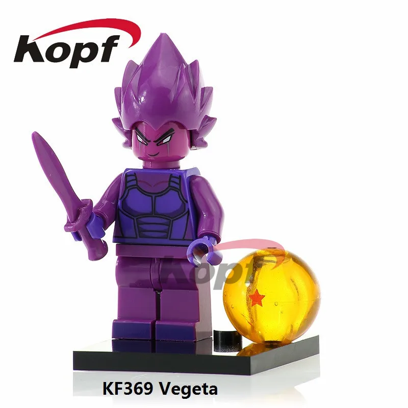 KF369 Without Box Одна распродажа фигурки Dragon Ball Z Freiza Black Goku идеальная ячейка Majin Buu Super Heroes строительные блоки детские игрушки подарок KF983 - Цвет: KF369 Without Box
