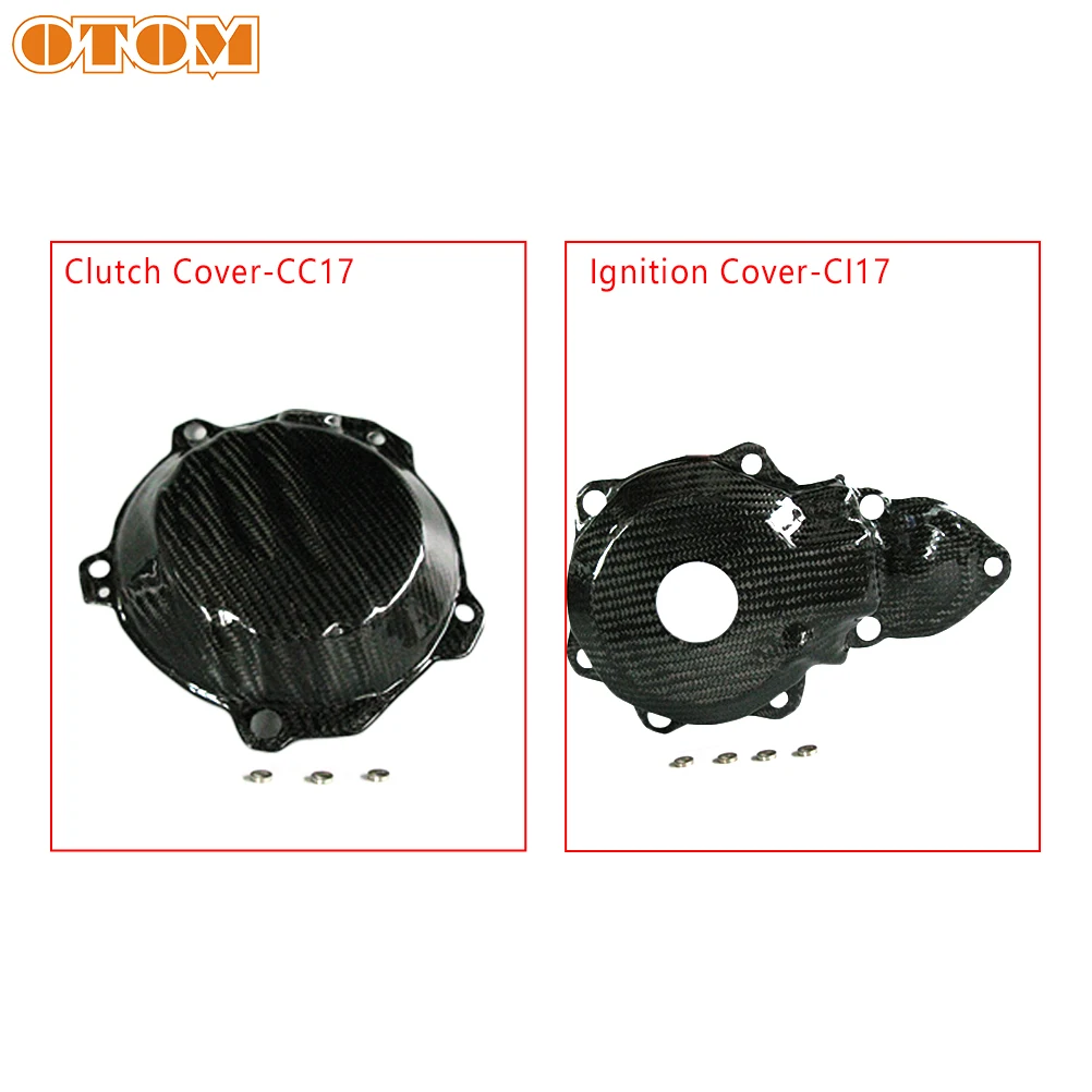 

Сцепление мотоцикла OTOM Cover-CC17/зажигание Cover-CI17 защитное покрытие из углеродного волокна для KTM EXCF XCFW HUSQVARNA FE 250 350