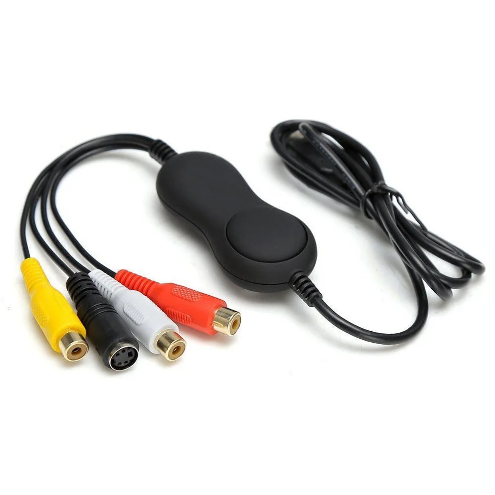 UVC USB2.0 Video to digital converter, capture analog VHS player, Camcorder, TV,VCR Camera to computer for windows, ,mac linux