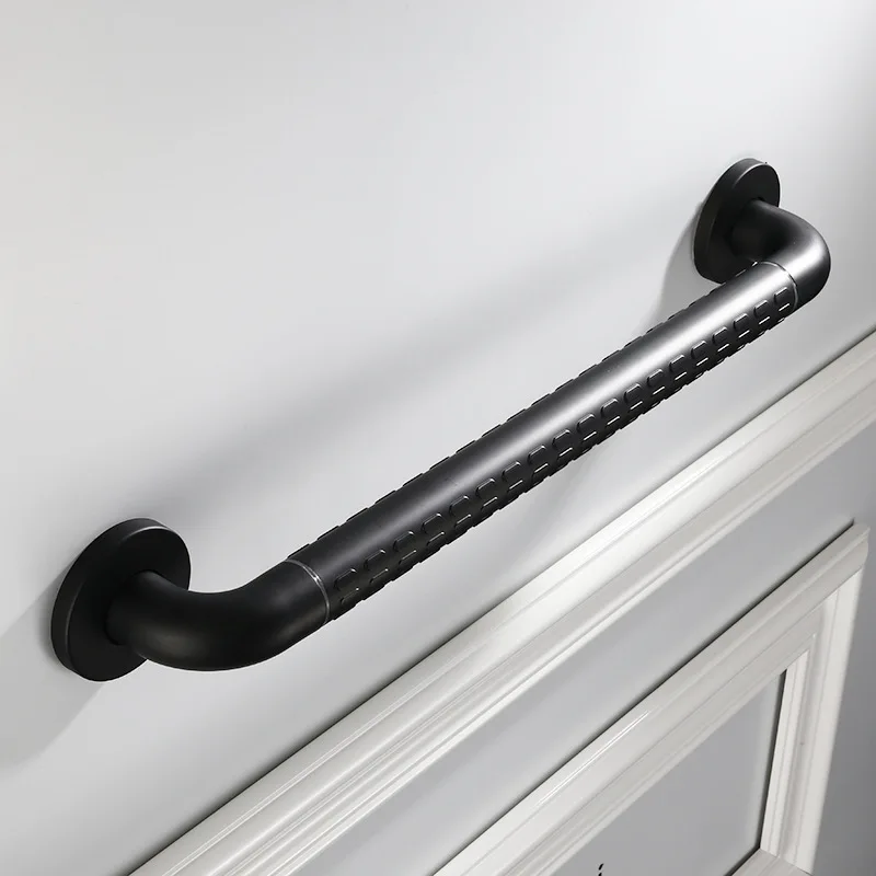 

2021NEW Bathroom Handrail Safety Grab Bar fluorescence Glow in the dark Stainless Steel bathroom Handle Black Grab Bar Hand Bar