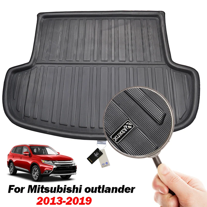 Задний багажник дверные ручки пригодный для Mitsubishi Outlander 2013 2020 коврик Багажника