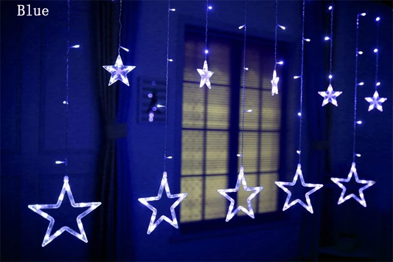 2,5 м, 138LED, 220 В, EU/110 В, США, рождественские гирлянды, гирлянда, светильник s, сказочный светильник для занавесок, для улицы, для вечерние, свадебные, праздничные, Декор