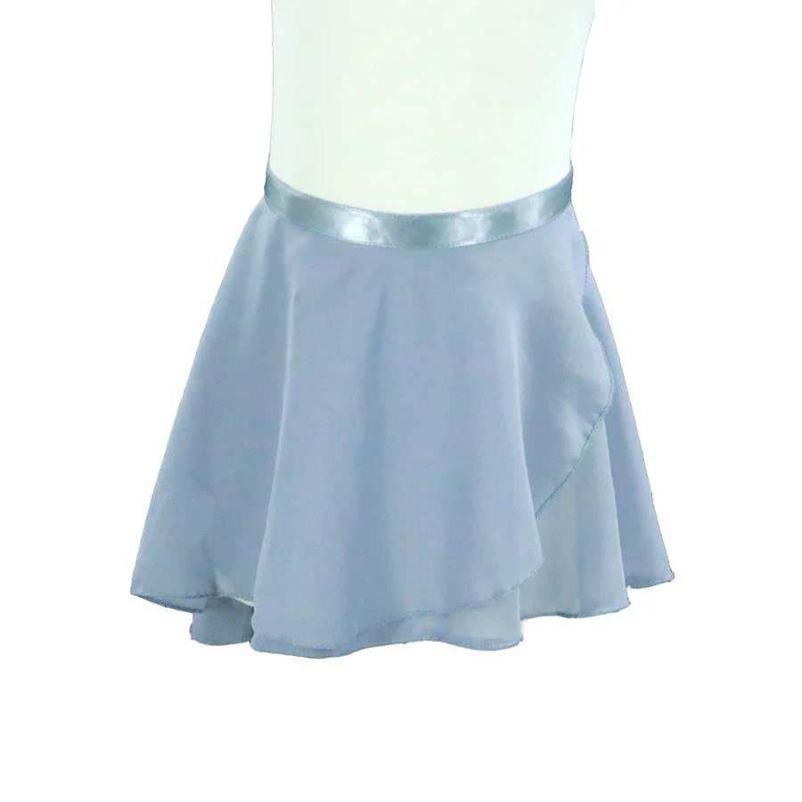 Балетная танцевальная юбка лиловая Женская длинная шифоновая балетная для