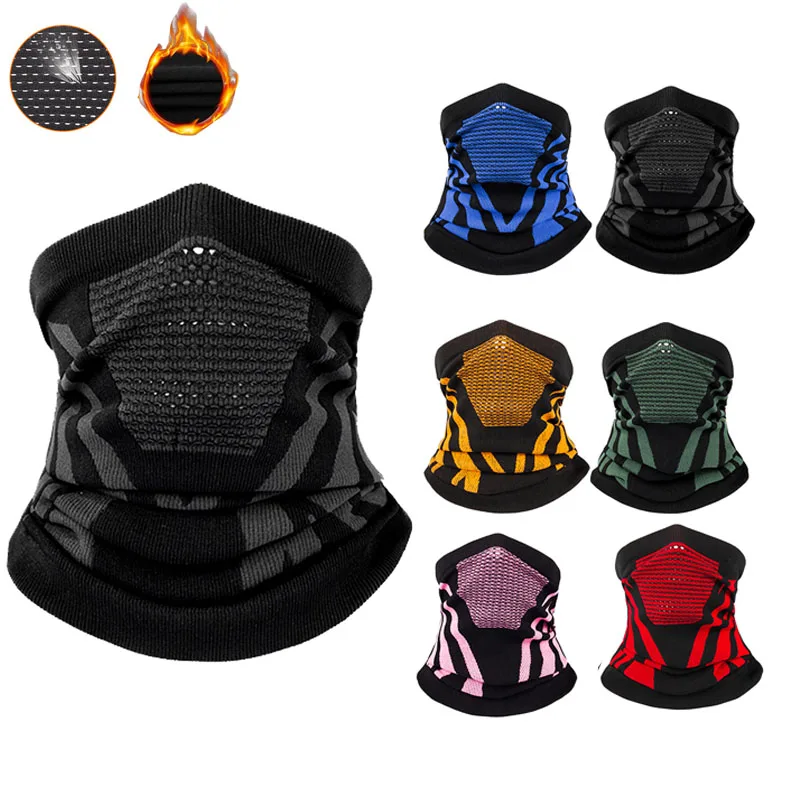 

Winter Women Men Breathable Thermal Mesh Bandana Sports Windproof Mask Hiking Cycling Warm Neck Gaiter Scarf