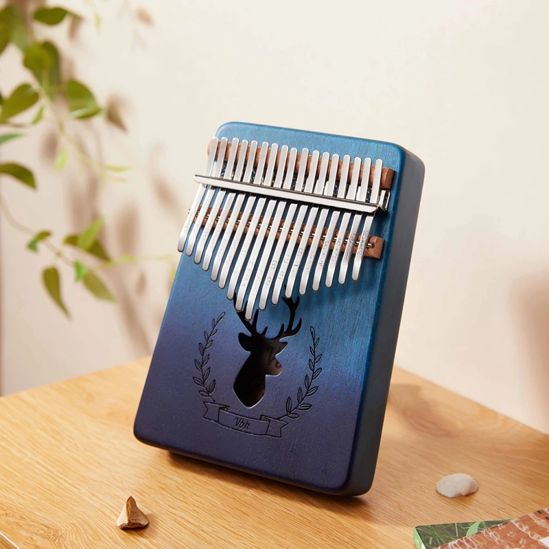 17 клавиш булькалимба пианино для большого пальца корпус из красного дерева