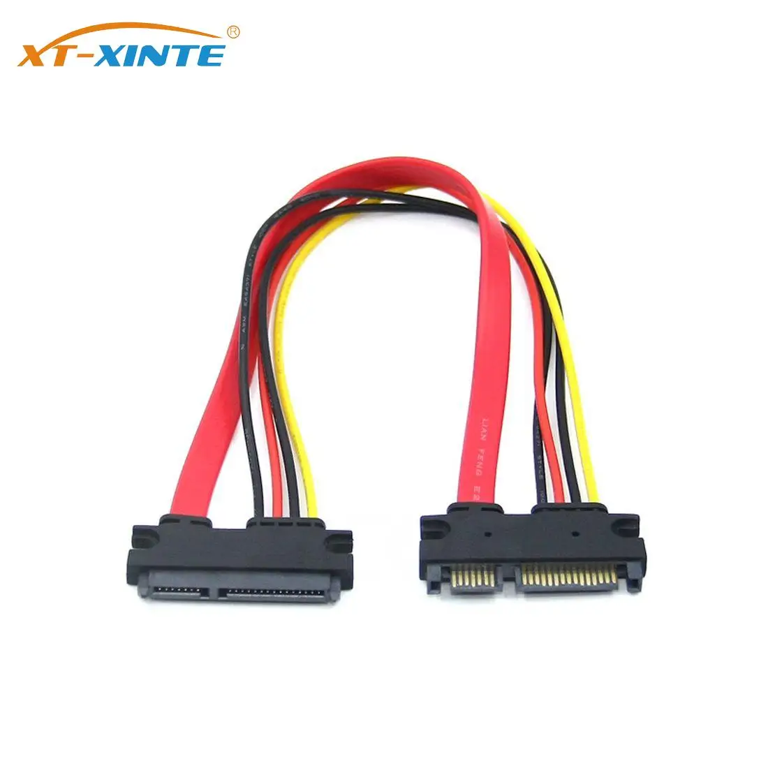 

30/50cm 7+15 22Pin SATA Extension Cable Male To Female 22 Pin Serial ATA Data Power Cord cable for 2.5 3.5 Inch HDD SSD