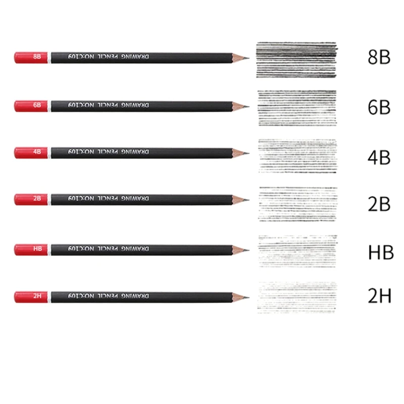 28 шт. профессиональный набор инструментов для эскиза и рисования с графитовыми