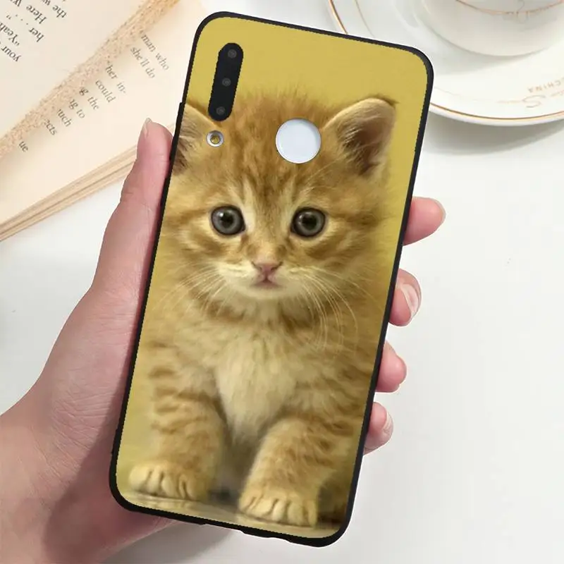

cat Cute animal pattern Phone Case For Huawei P 9 8 10 40 Mate 30 Honor 8 8A 20 20s 9x nova 6se 5t Y9s PSMART lite pro 2017