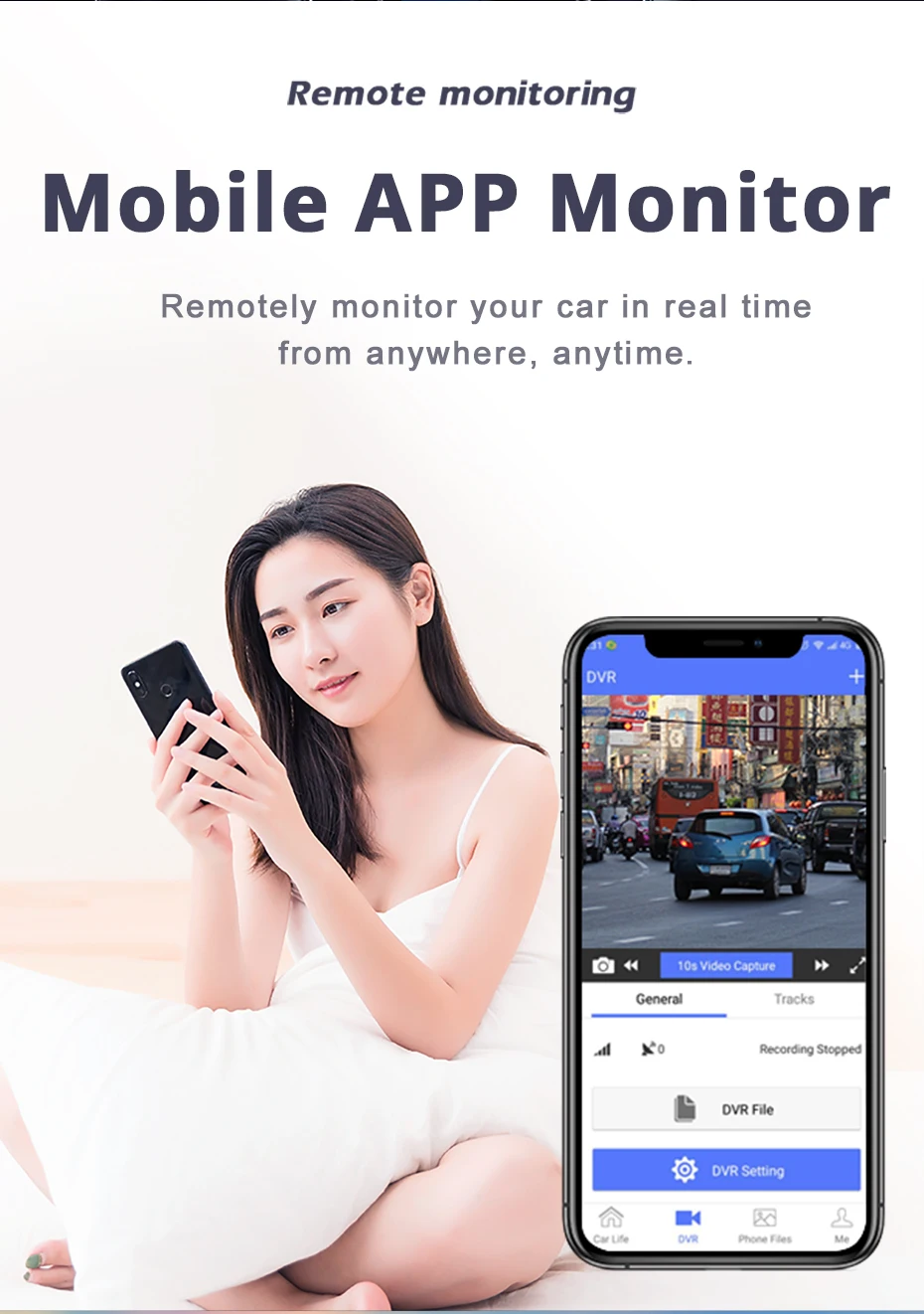 Bluavido 1" потоковая 4G ADAS Smart dash cam Android gps навигация FHD 1080P Автомобильное видео Двойная камера WiFi удаленный живой мониторинг