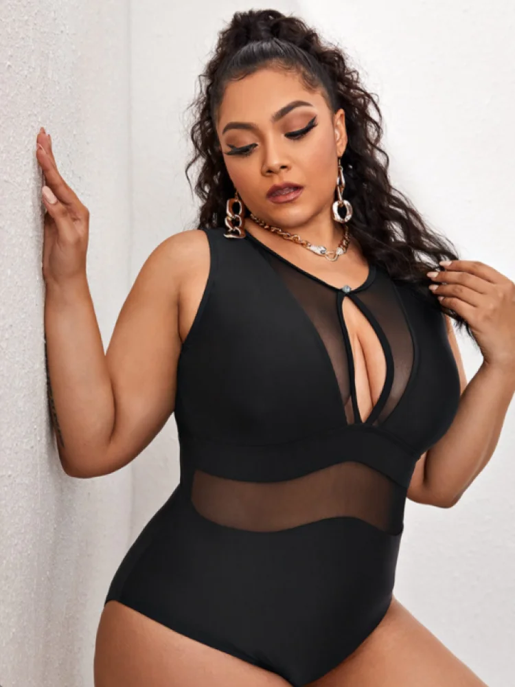 Женский сексуальный купальник с вырезами и открытой спиной бразильский цельный