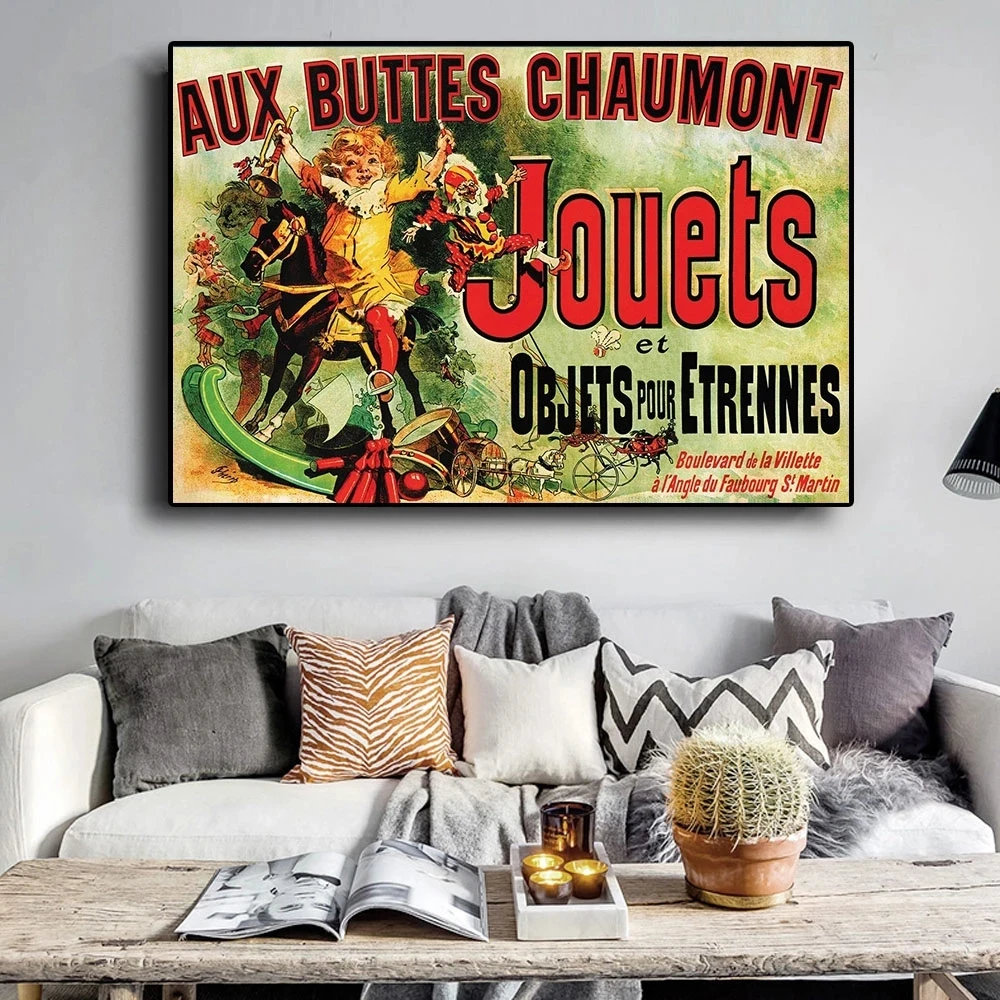 Aux Buttes Chaumont игрушечные плакаты друзья ТВ холст картина плакат и печать Настенная