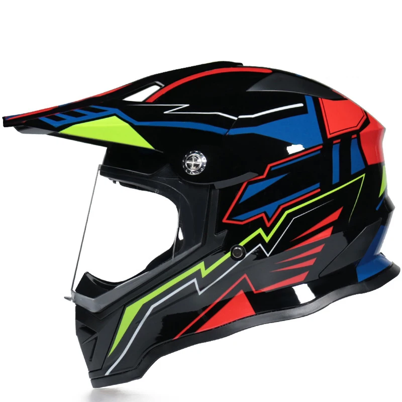 Off Road Motorcross Motorcycle Helmet Motorbike Crash Cascos Moto Enduro Casque Racing Dirt Bike Tracker Capacete De | Автомобили и