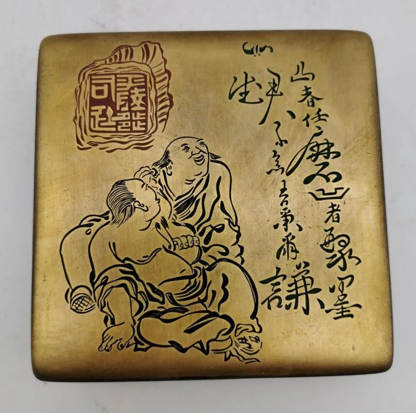 

Статуя ручной работы с квадратным чернильным картриджем Archaize brass