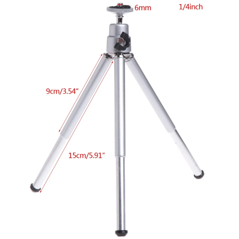 

Super Mini Level Tripod for 1/4 Adapter Holder Metal Aluminum Tripod