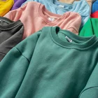 Женский однотонный пуловер с круглым вырезом, 15 цветов