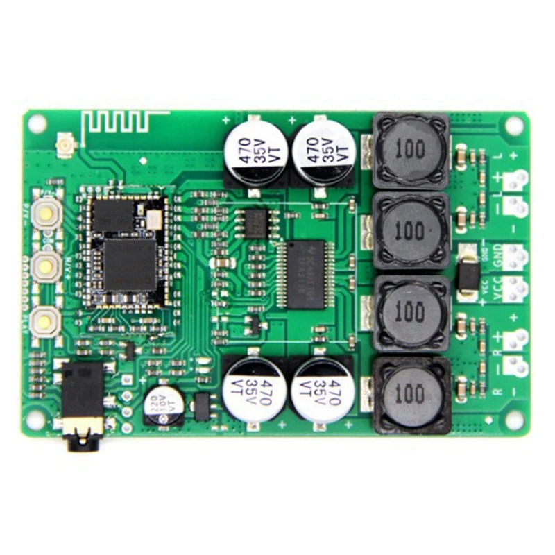 

Audio Music Hifi Bluetooth 5.0 Audio Amplifier Board,TWS AUX Input APTXHD Power Amplifier Board (QCC3031/3034 Random)