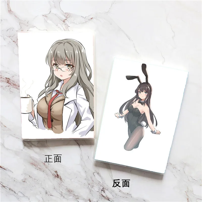 Rascal Does Not Dream of Bunny Girl Senpai Cosplay Notebook Cartoon Note Book Japanese Anime School Student Diary | Тематическая