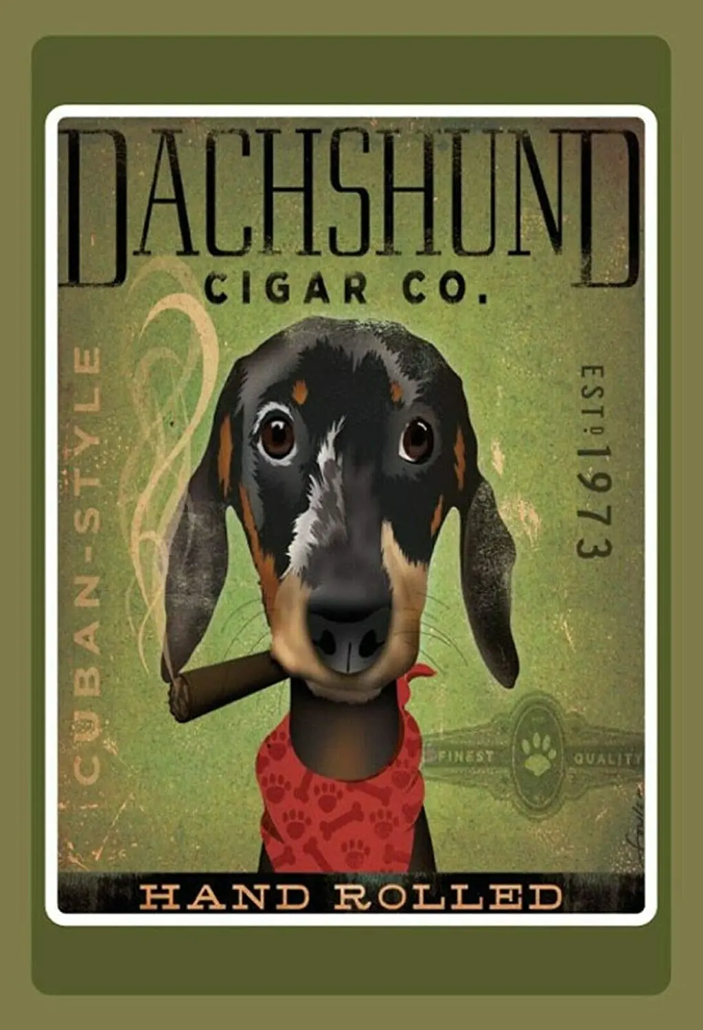 

Dachshund Retro Vintage Tin Sign Bar Cafe Art Bar Decoration Living Room Bedroom Office Decoration 20X30 cm farmhouse decor