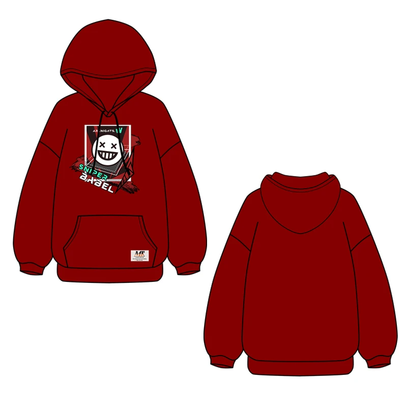 

Anime Games Arknights w Skadi Winter Blue Poison Happy Salted Fish Casual Digital Printing Sweatshirt Clothes