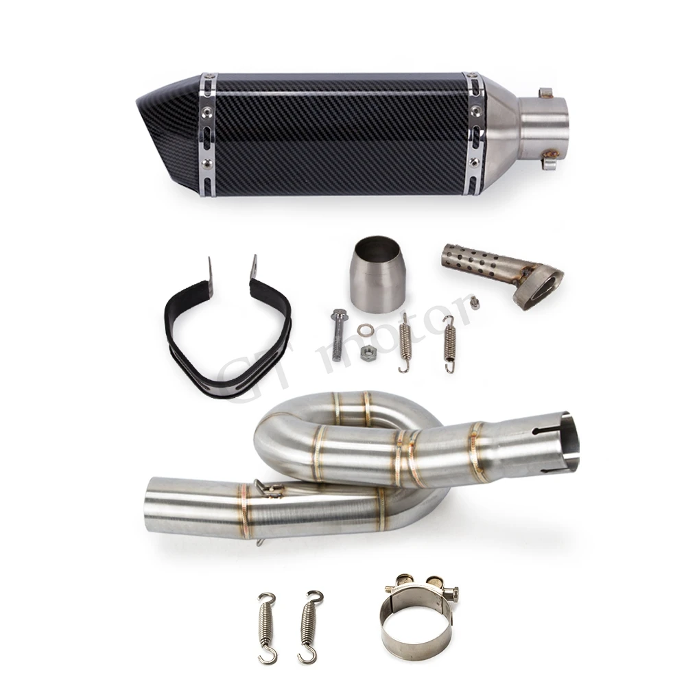 Выхлопная система для мотоцикла слип на средней трубе Benelli 300 BJ300 BN302 TNT300 2014 2015 2016