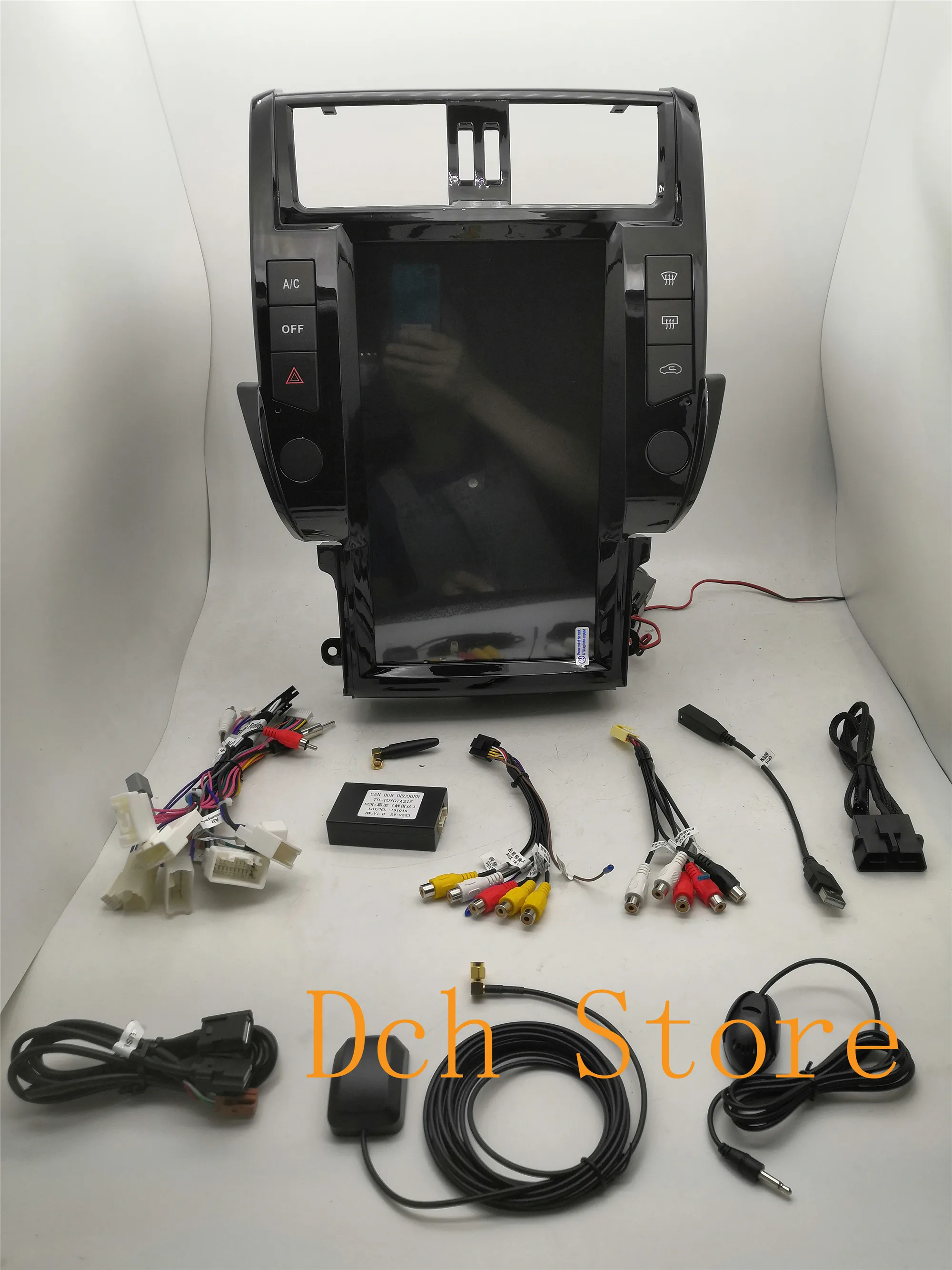 13 6 ''вертикальный автомобильный DVD плеер в стиле tesla Android 9 0 GPS навигация для Toyota